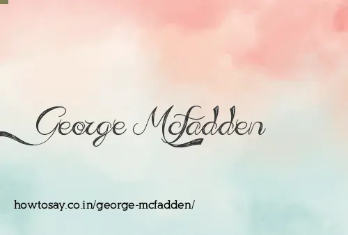 George Mcfadden