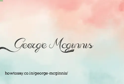 George Mcginnis