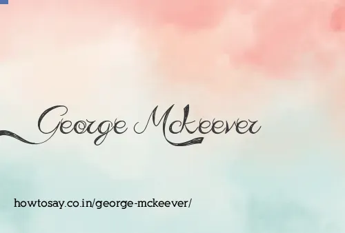 George Mckeever