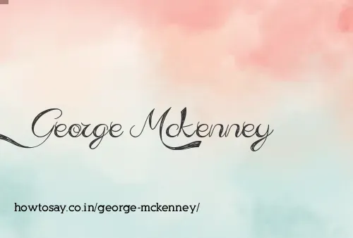 George Mckenney