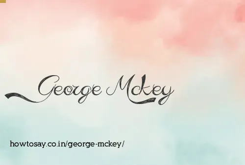 George Mckey