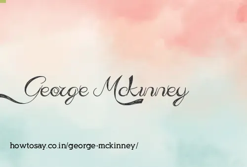 George Mckinney