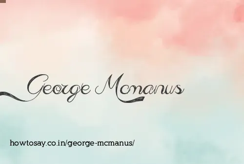 George Mcmanus