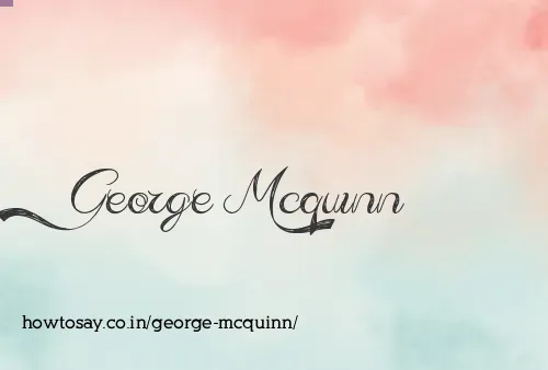 George Mcquinn