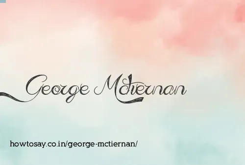 George Mctiernan