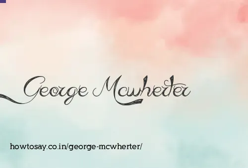 George Mcwherter