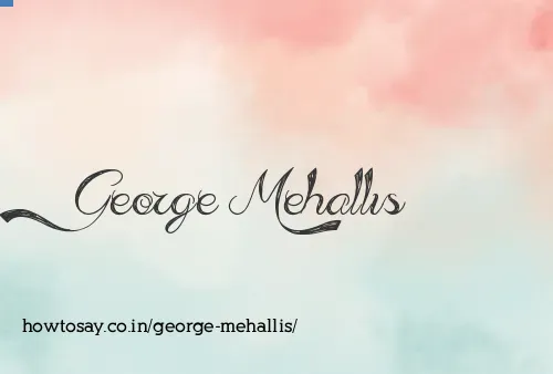 George Mehallis