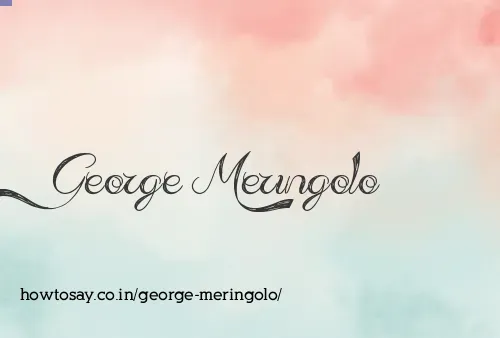 George Meringolo