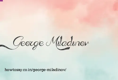 George Miladinov