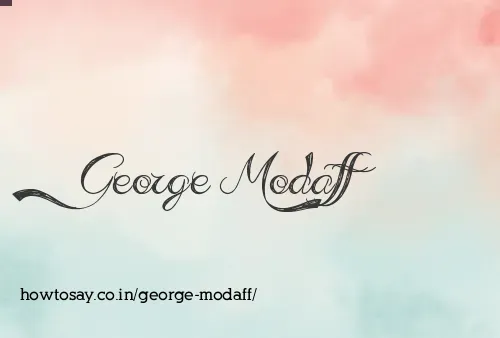 George Modaff