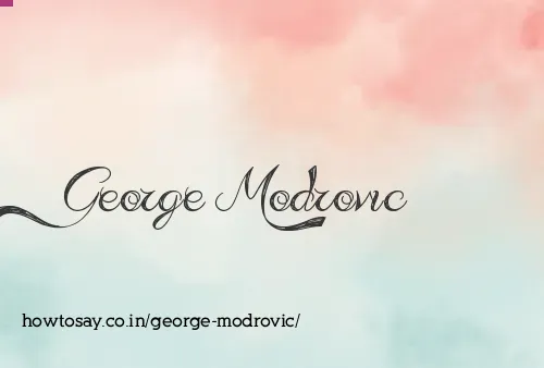 George Modrovic