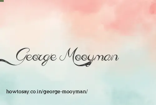 George Mooyman