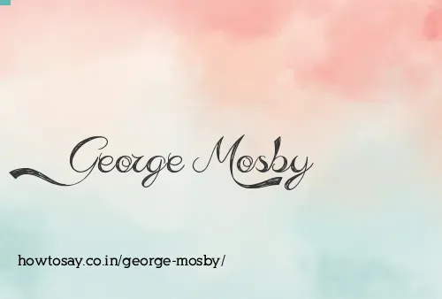 George Mosby