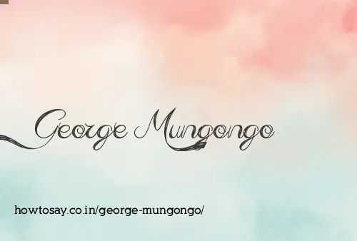 George Mungongo