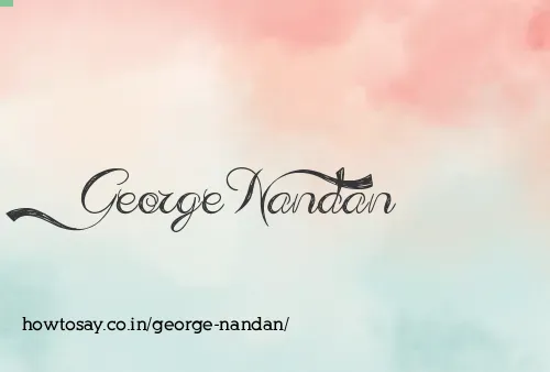 George Nandan