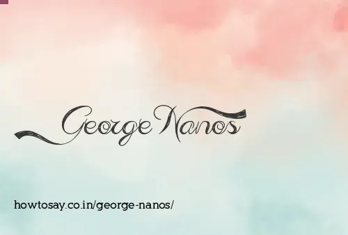 George Nanos
