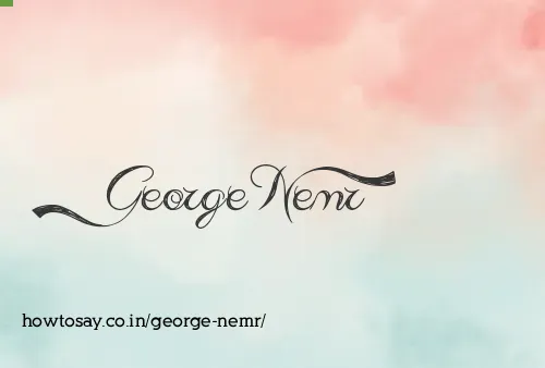 George Nemr