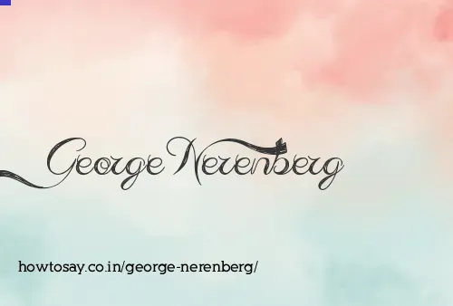 George Nerenberg