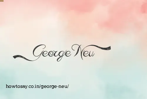 George Neu