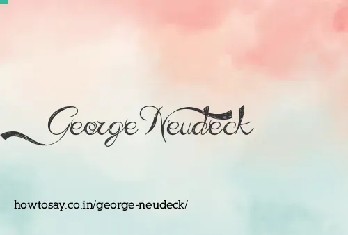 George Neudeck