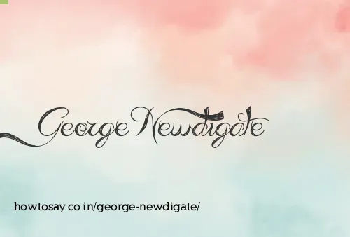 George Newdigate