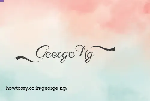 George Ng