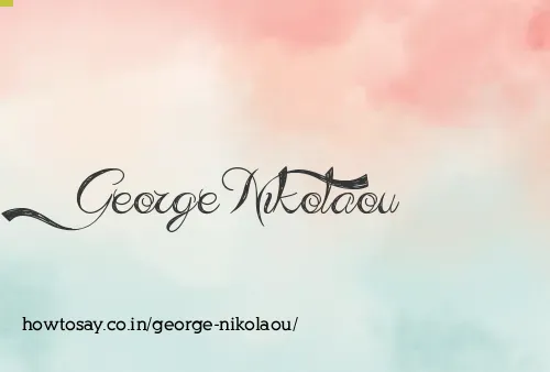 George Nikolaou