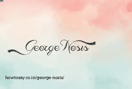 George Nosis