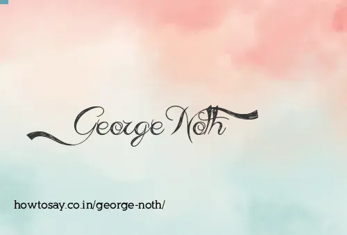 George Noth