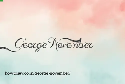George November