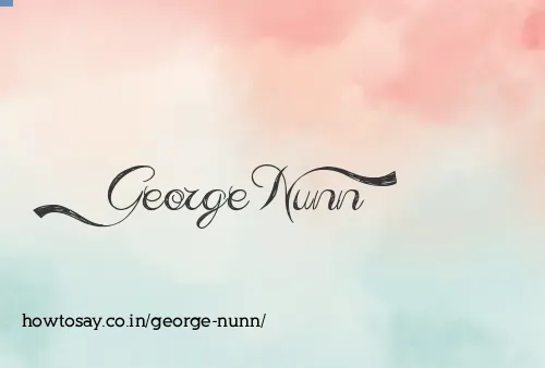 George Nunn