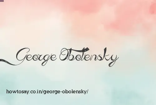 George Obolensky