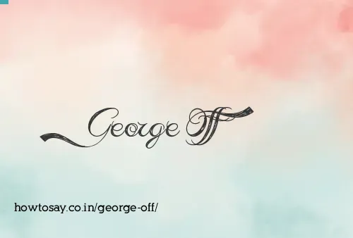 George Off