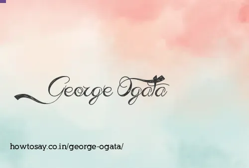 George Ogata