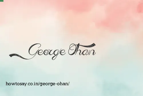 George Ohan