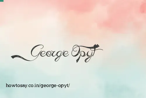 George Opyt