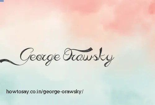 George Orawsky