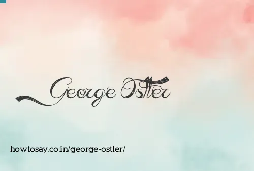George Ostler
