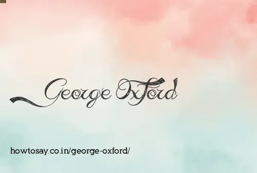 George Oxford