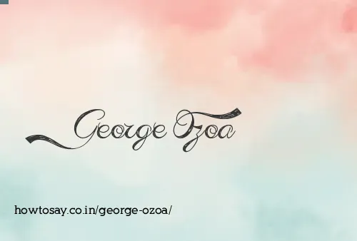 George Ozoa