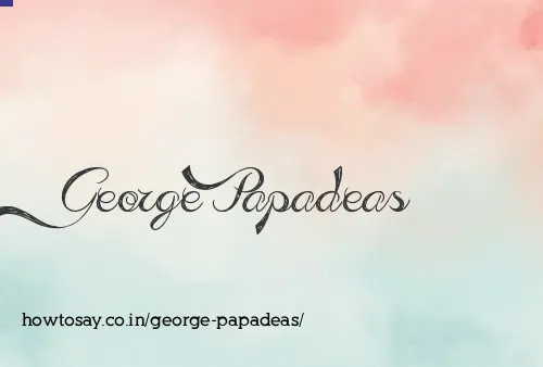 George Papadeas