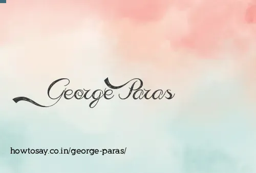 George Paras