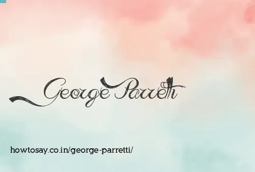 George Parretti
