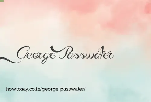 George Passwater