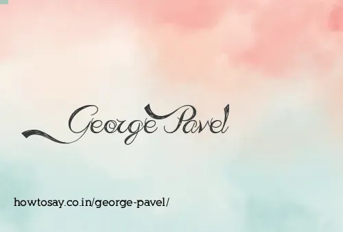 George Pavel