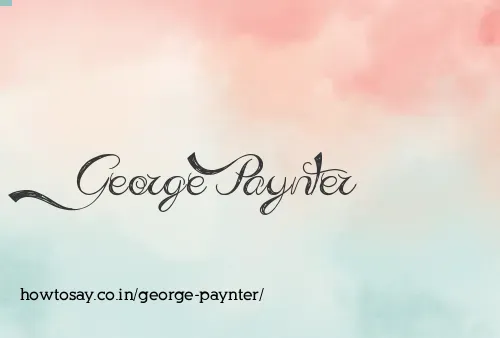 George Paynter