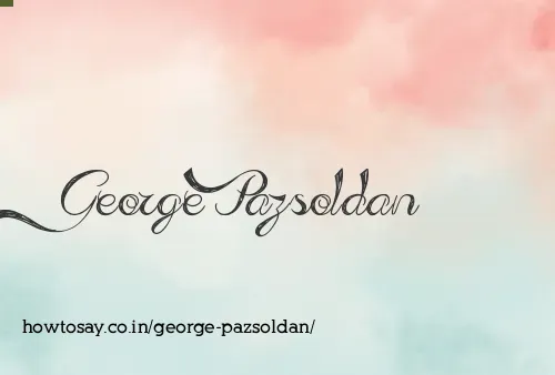 George Pazsoldan