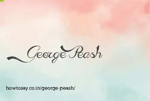 George Peash
