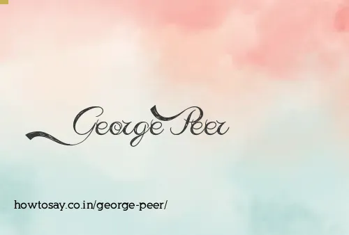 George Peer