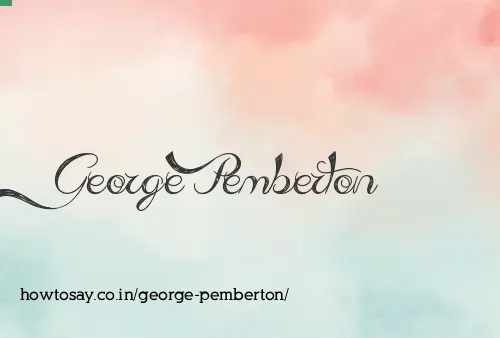George Pemberton